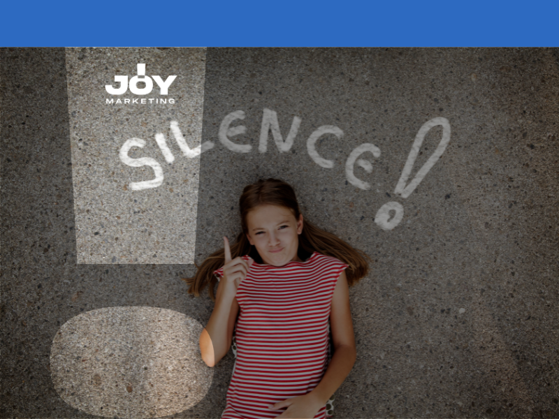 PR e strategic silence